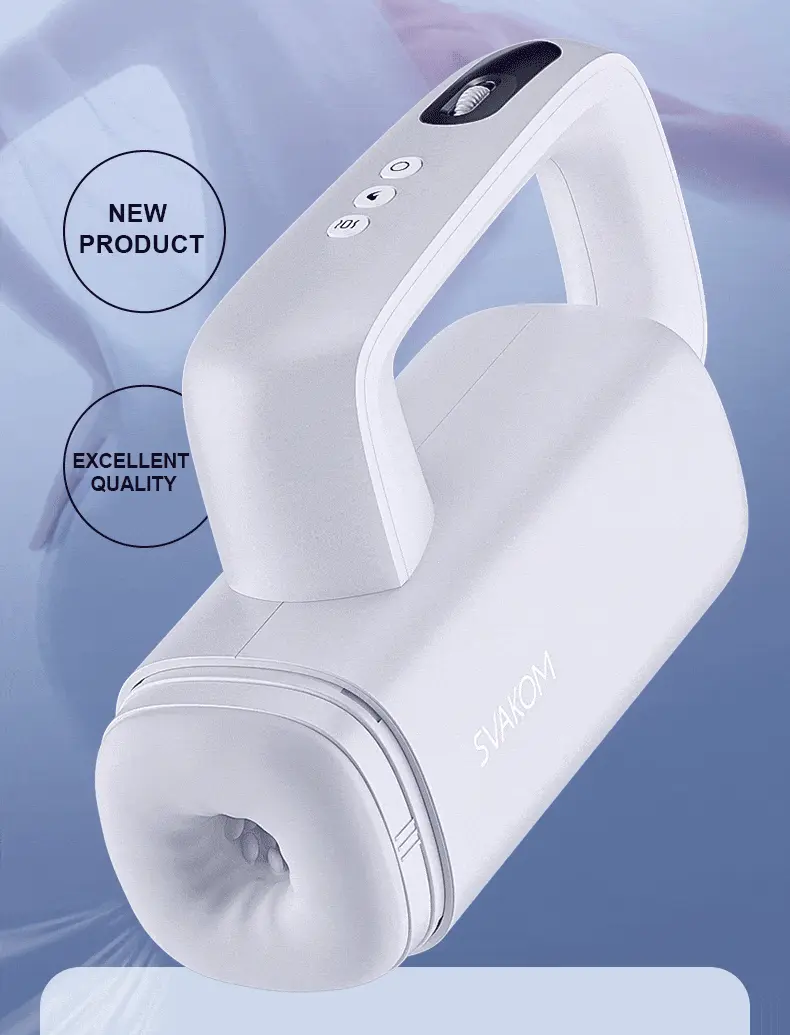 Máy Thủ Dâm Svakom Gavin Rung Thụt Có App Bluetooth Tự Nhiệt — ảnh 3