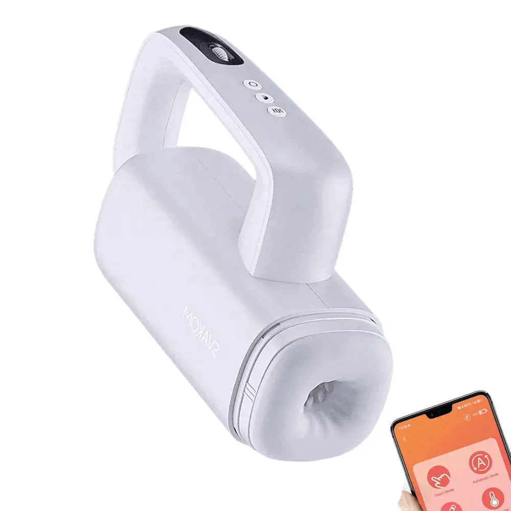 Máy Thủ Dâm Svakom Gavin Rung Thụt Có App Bluetooth Tự Nhiệt — ảnh 2