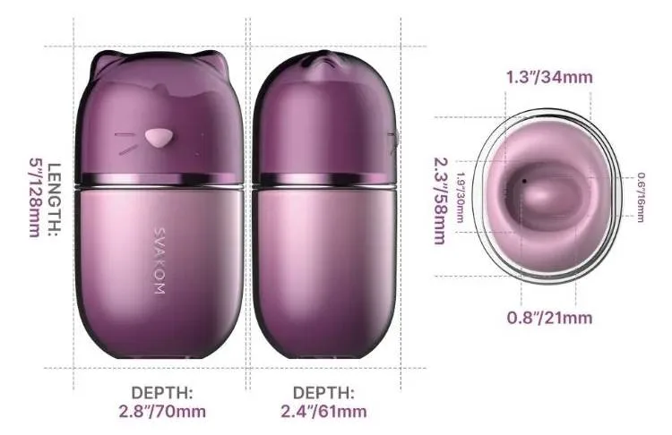 Svakom Klitty lưỡi liếm 3 in 1 rung hút liếm điều khiển qua app massage âm vật Svakom Klitty lưỡi liếm 3 in 1 rung hút liếm điều khiển qua — Thiết kế hình mèo độc đáo, sang trọng và đầy cuốn hút