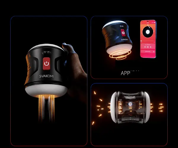 Máy thủ dâm Svakom Mian cao cấp điều khiển app âm đạo giả cực đã — ảnh 2