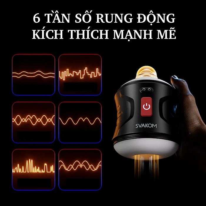 Máy thủ dâm Svakom Mian cao cấp điều khiển app âm đạo giả cực đã — ảnh 7