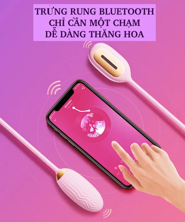 Trứng rung Natalya Svakom điều khiển app cảm biến âm thanh — Kết nối app thông minh, tiện lợi điều khiển