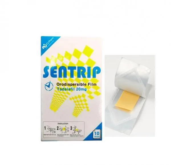 Tem ngậm Sentrip Korea Tadalafil 20mg tăng sinh lý mạnh mẽ kéo dài thời gian quan hệ