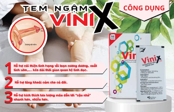 Tem ngậm Vinix 100mg Hàn Quốc tăng sinh lý kéo dài hiệu quả — ảnh 2