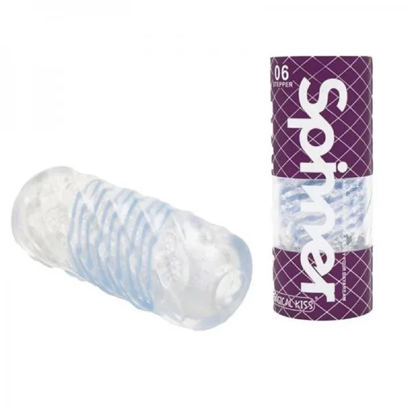 Tenga Spinner 06 Stepper Cốc Thủ Dâm Trong Suốt 4D Xoắn Ốc