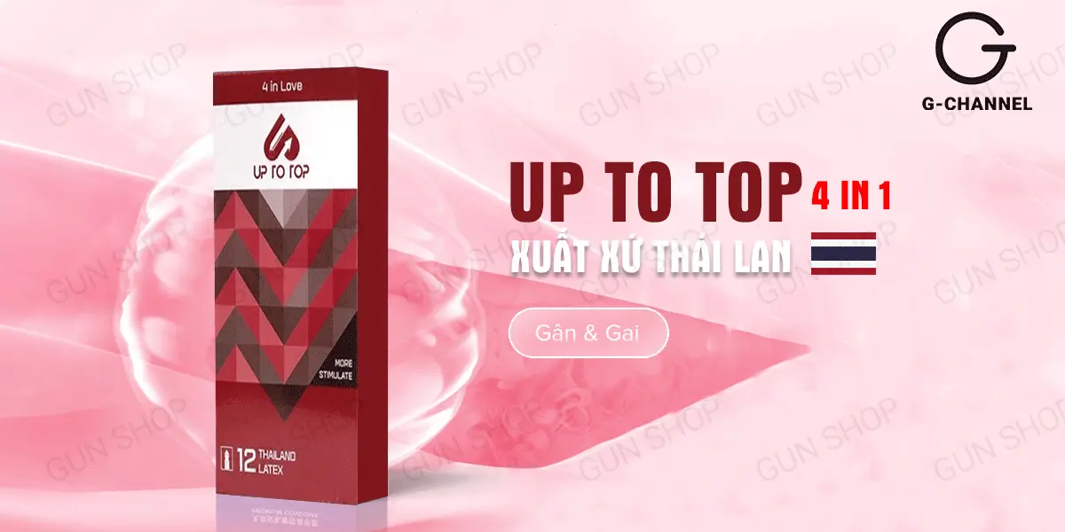 Up To Top 4 In Love bao cao su kéo dài thời gian 12 cái hộp — ảnh 2