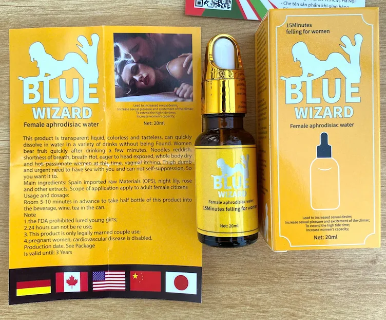 Blue Wizard Gold 20ml Thuốc Kích Dục Nữ Dạng Nước Loại Mạnh — ảnh 2