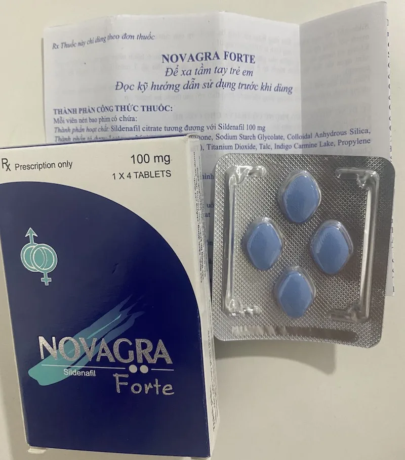 Thuốc Novagra Forte 100mg cương dương Ấn Độ chống xuất tinh — Thông số kỹ thuật vượt trội