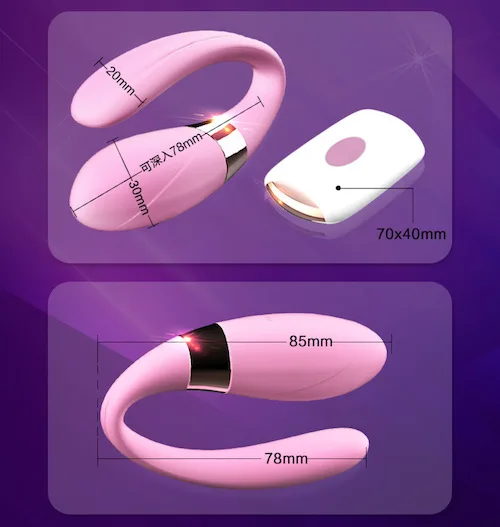 Trứng rung 2 đầu Dibe Alice điều khiển không dây cực phê — Thiết kế và chất liệu cao cấp cho sự an toàn và thoải mái