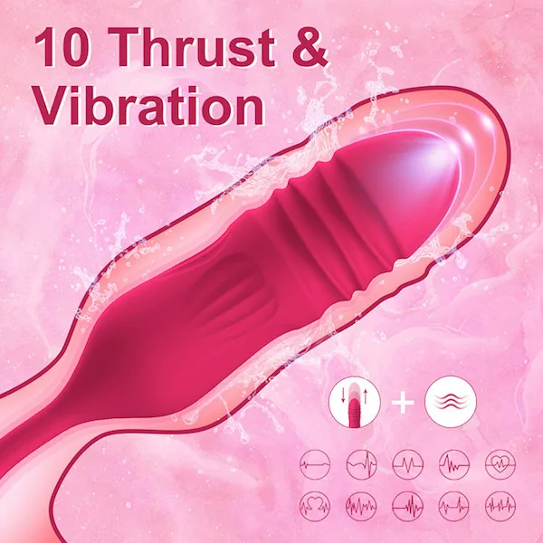 Trứng rung hoa hồng 2 đầu rung thụt hút mạnh bú mút massage — Hướng dẫn sử dụng đơn giản và tiện lợi