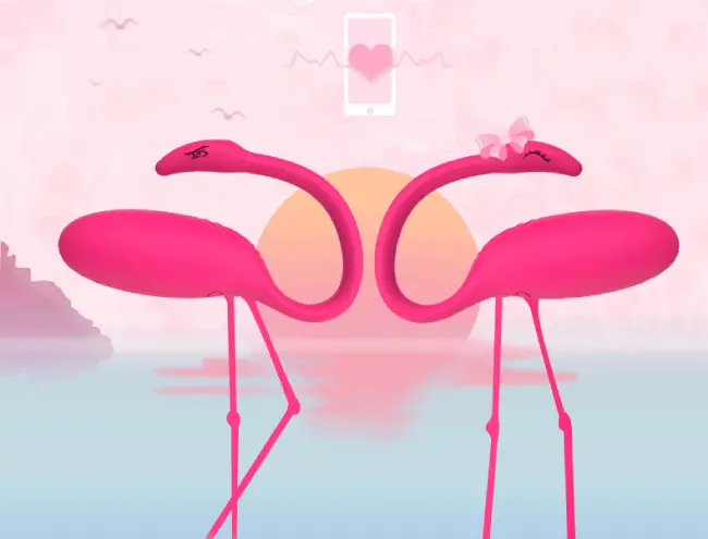 Trứng rung thiên nga Flamingo Magic Motion điều khiển từ xa bằng điện thoại — ảnh 2