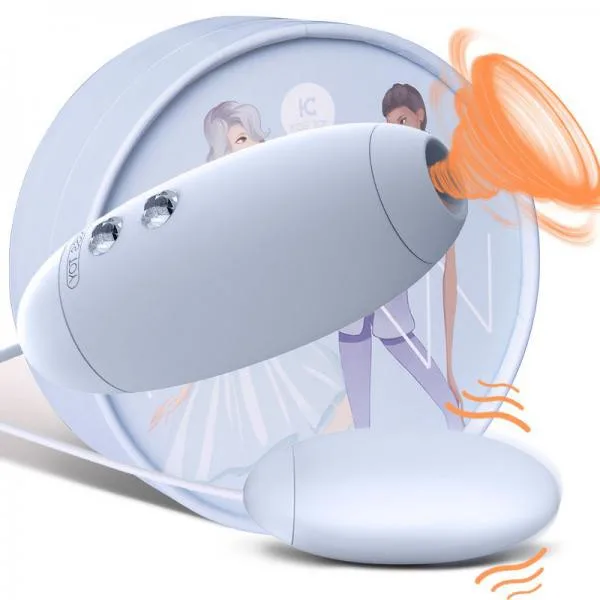 Trứng rung 2 cục Kis Toy Miss VV USA - Hút âm đạo, kích thích cực mạnh