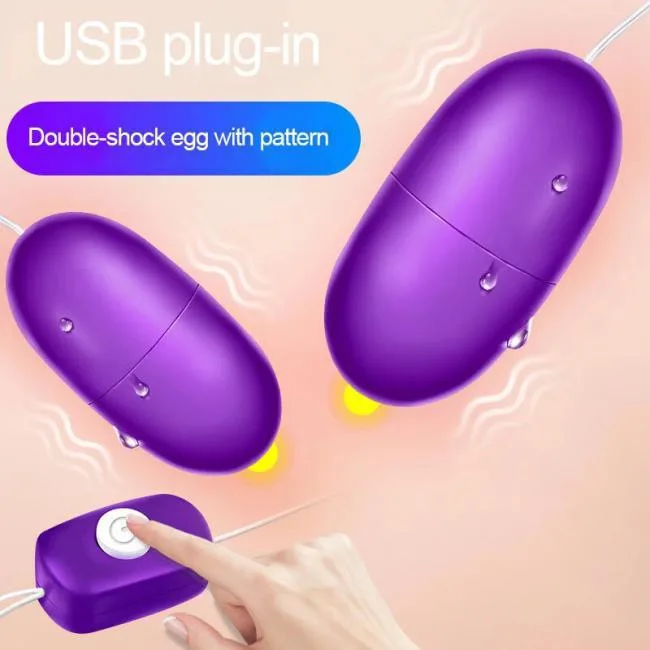 Trứng rung đôi USB cao cấp kích thích cực mạnh, siêu sướng