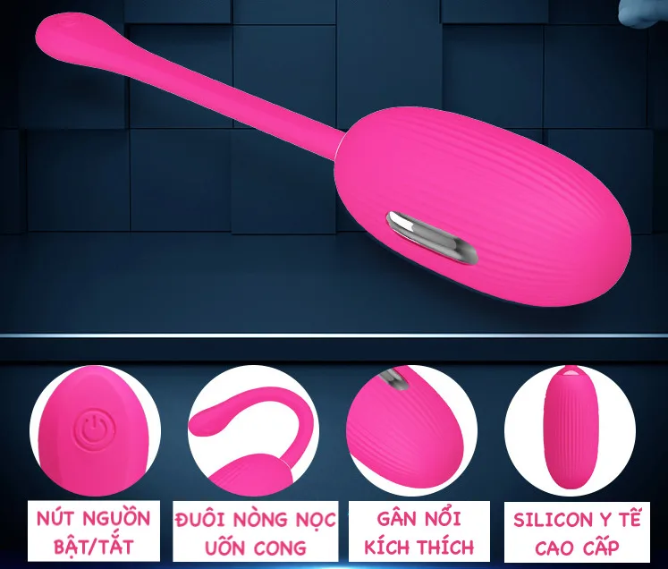 Trứng rung sốc điện Pretty Love Doreen Bluetooth cao cấp — ảnh 6