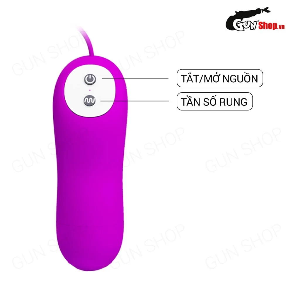 Trứng rung một đầu 12 chế độ đa dạng pin sạc - Pretty Love Harriet — ảnh 4