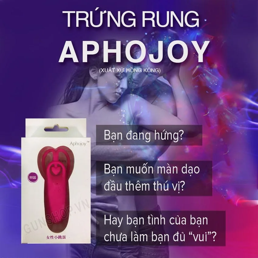 Trứng rung 1 đầu không dây sạc điện Aphojoy siêu hot giá tốt — ảnh 4