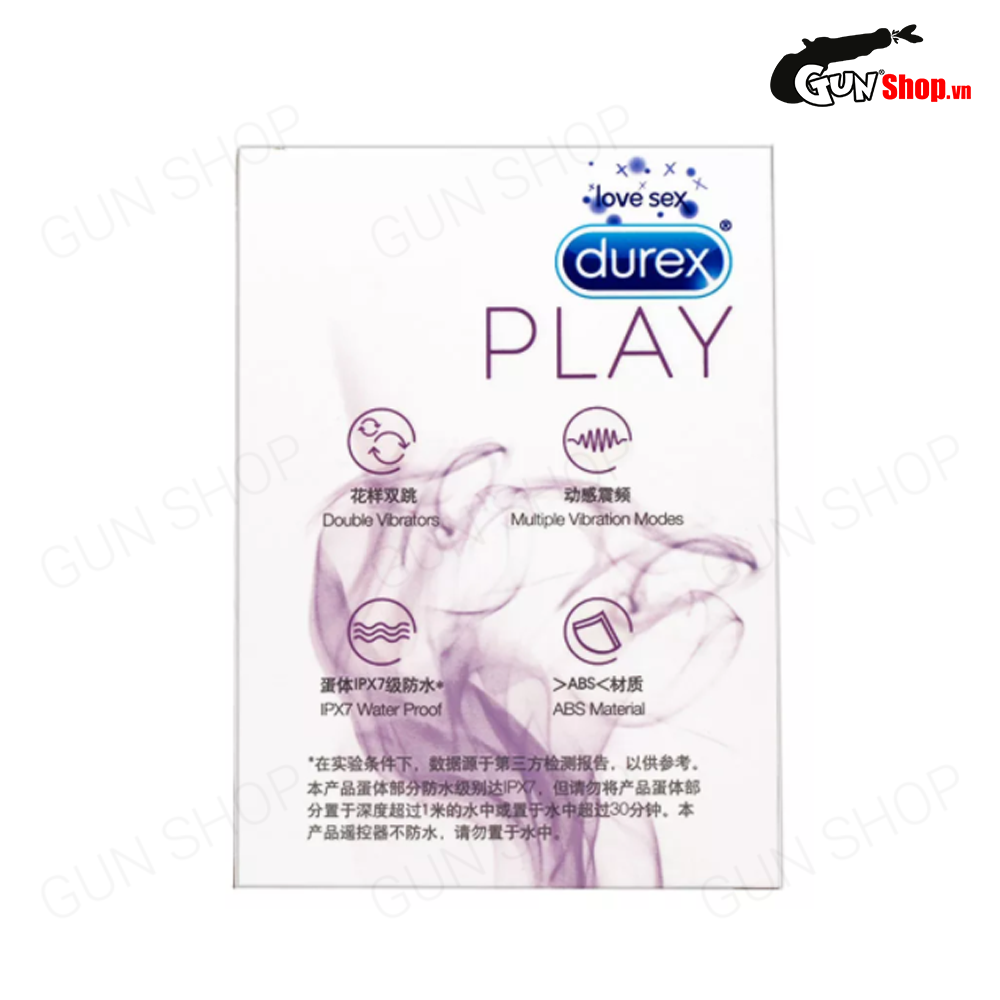 Trứng rung 2 đầu 12 chế độ rung - Durex Play Dual - Head Vibrating Egg 11 — ảnh 4