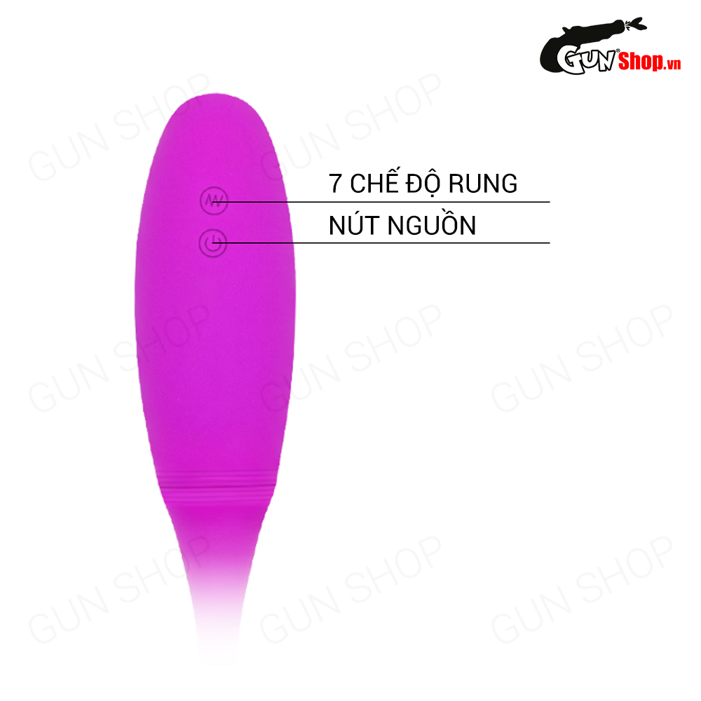 Trứng rung 2 đầu Pretty Love Snaky 7 chế độ sạc tiện lợi — ảnh 5