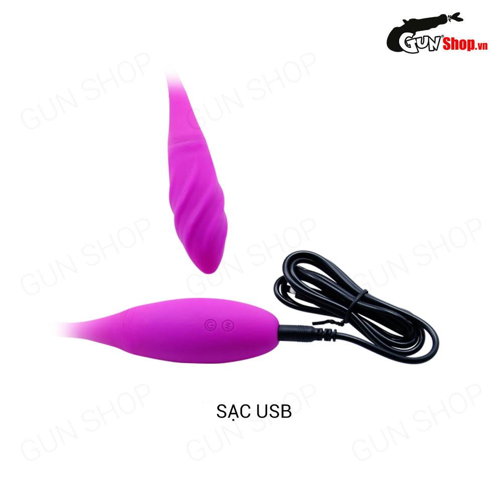 Trứng rung 2 đầu Pretty Love Snaky 7 chế độ sạc tiện lợi — ảnh 6
