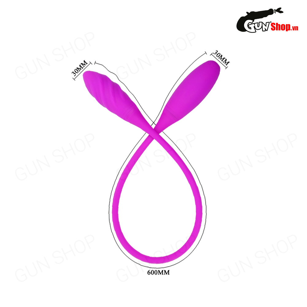 Trứng rung 2 đầu Pretty Love Snaky 7 chế độ sạc tiện lợi — ảnh 7