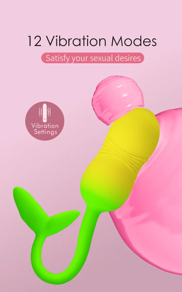 Trứng rung điều khiển APP Global Pretty Love Silicone Poulsen Đậu thần BI-300129HP — ảnh 2