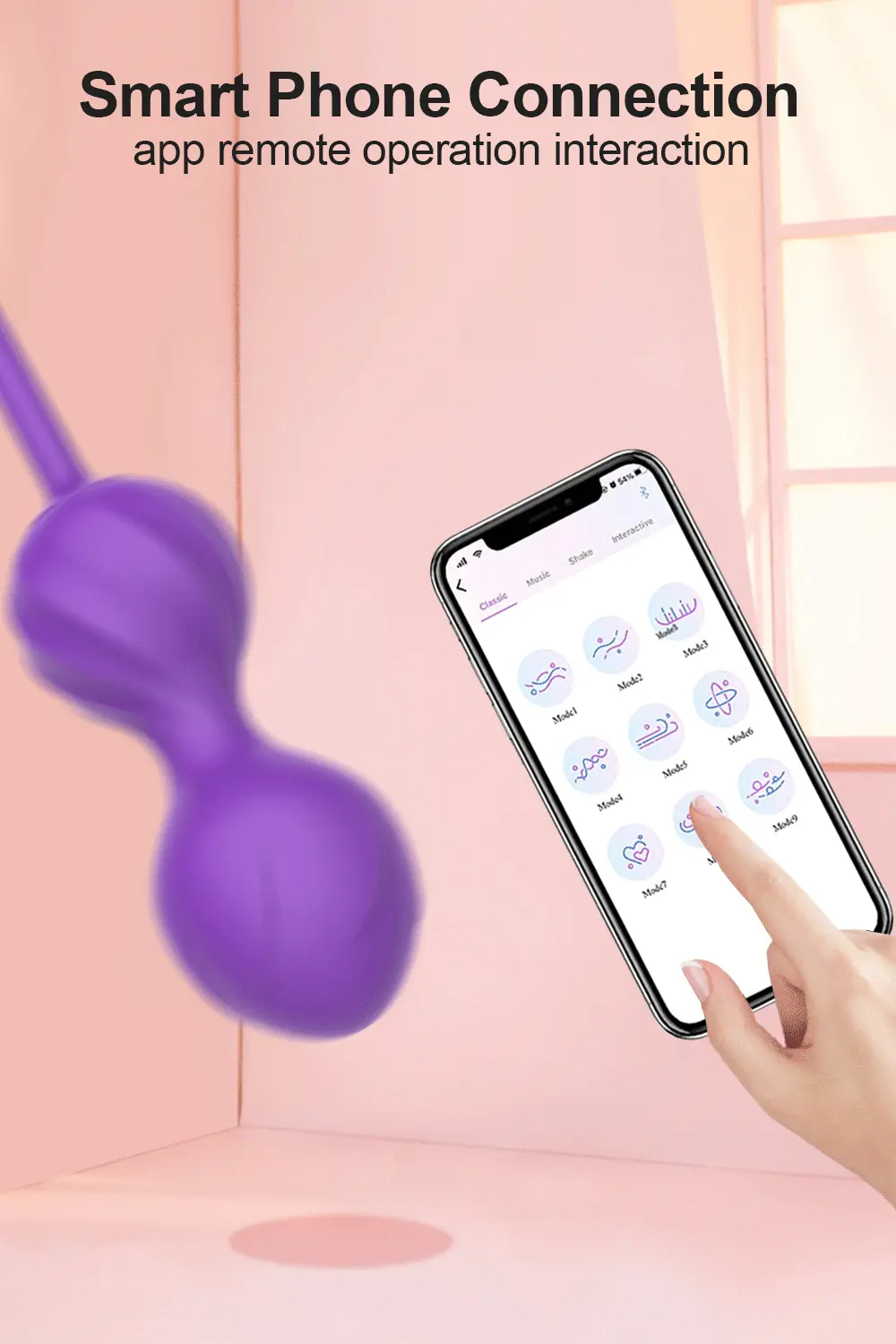Trứng rung hồ lô Jiuuy Bluetooth siêu kích thích thu nhỏ âm đạo — ảnh 6