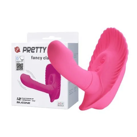 Trứng rung điều khiển từ xa đa chế độ Pretty Love ClamShell kích thích mạnh