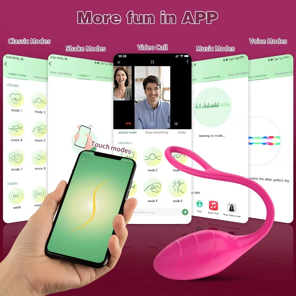 Trứng rung thiên nga Little Swan App Jump điều khiển từ xa qua ứng dụng điện thoại — ảnh 6