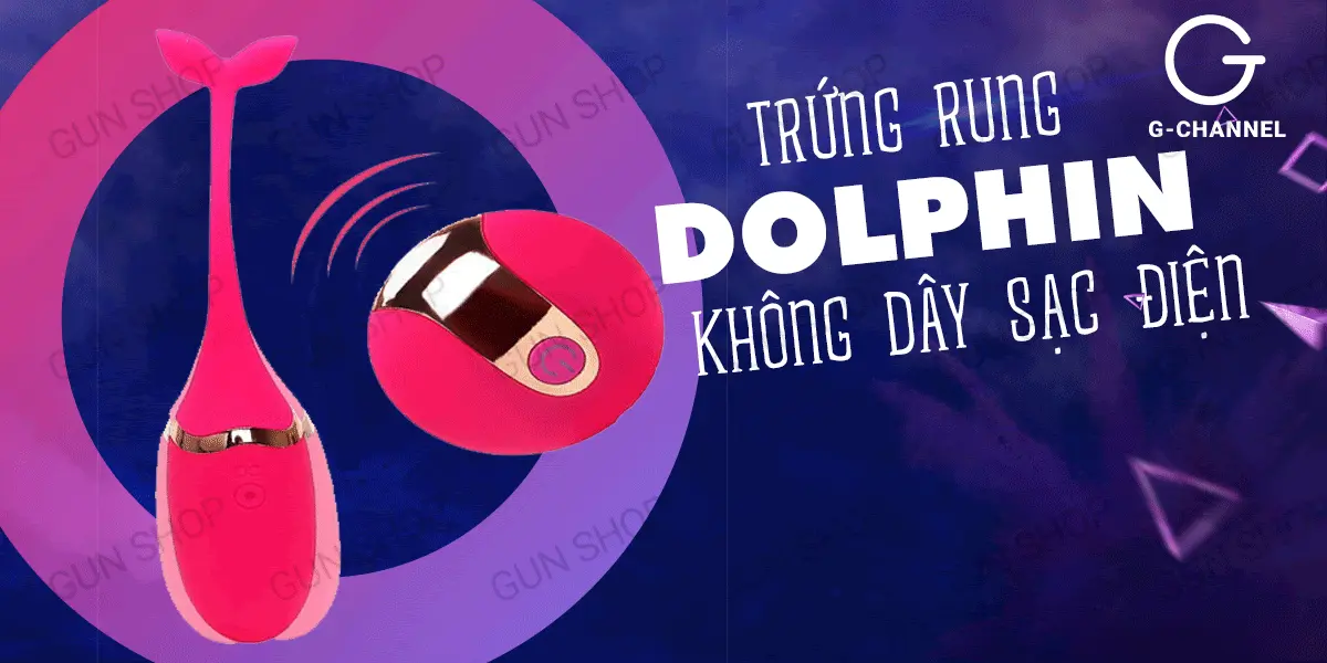 Trứng rung cá heo không dây, 10 chế độ cực đã, sextoy giá tốt — ảnh 2