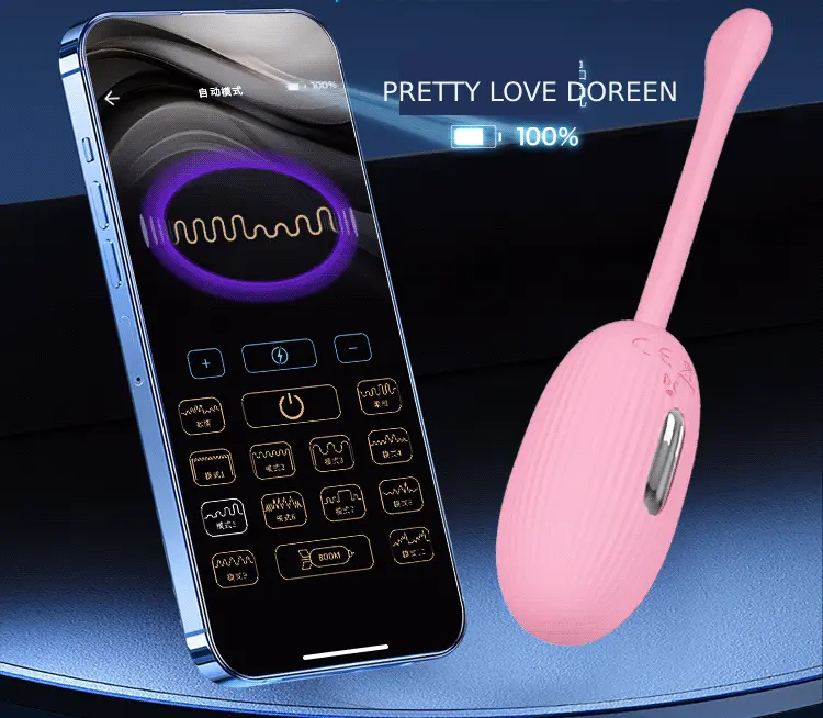 Trứng rung sốc điện Pretty Love Doreen Bluetooth cao cấp — ảnh 2