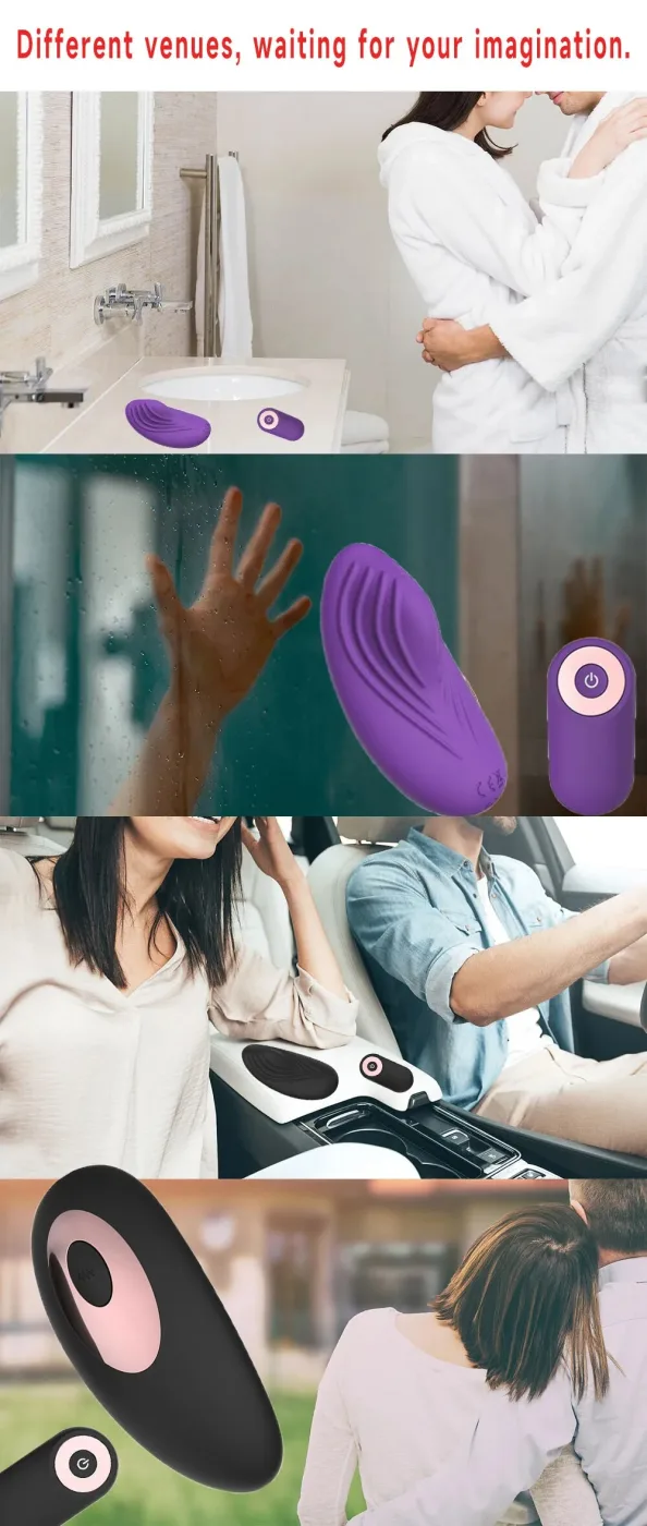 Máy rung trứng gắn quần lót điều khiển từ xa kích thích cực — hình 10