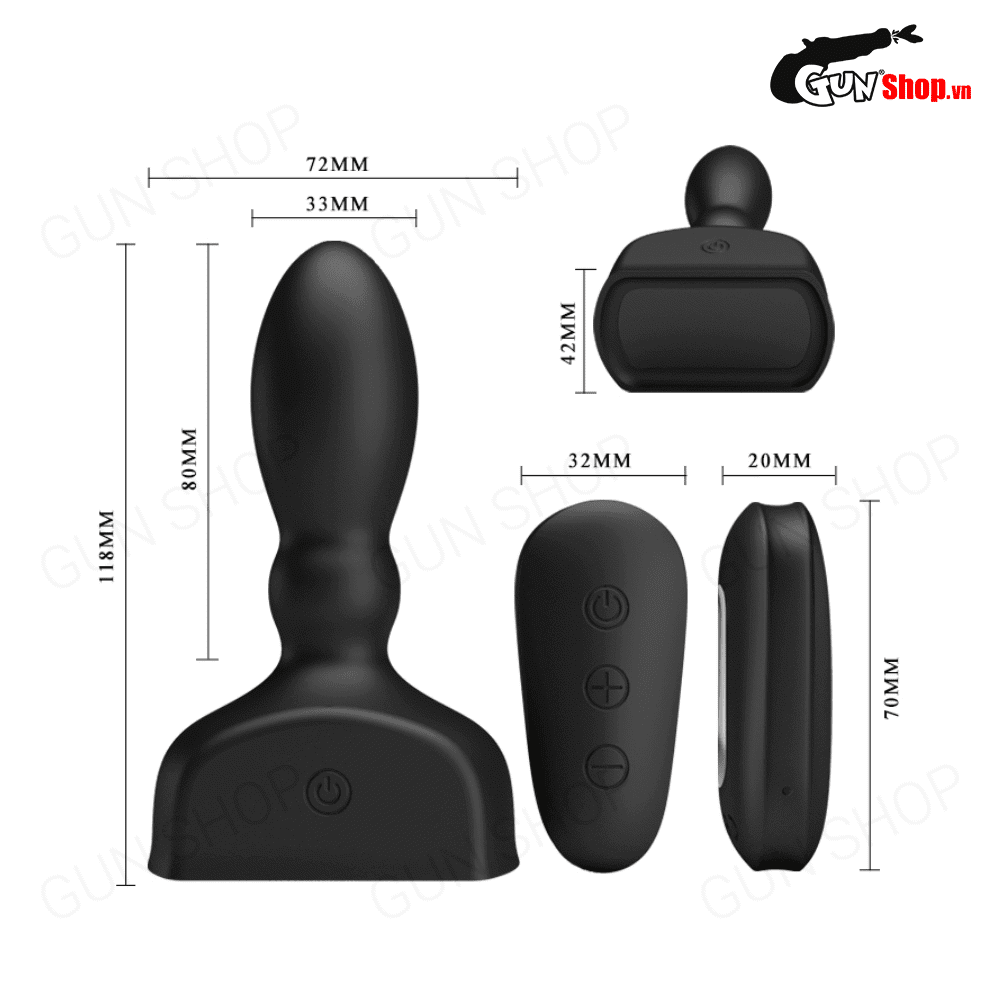 Trứng rung hậu môn 12 chế độ sạc siêu bền - Pretty Love Mr-Play — ảnh 4