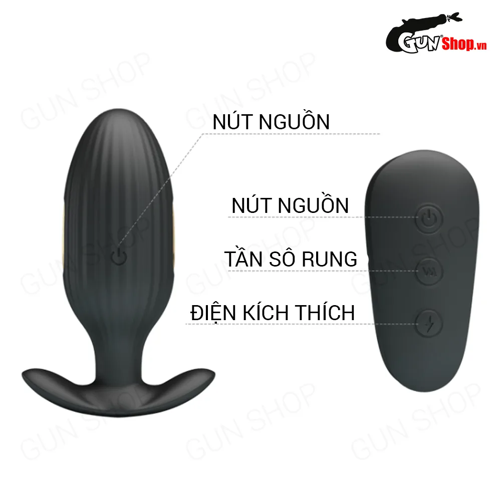 Trứng rung hậu môn điều khiển từ xa sạc điện cao cấp Pretty Love — ảnh 4