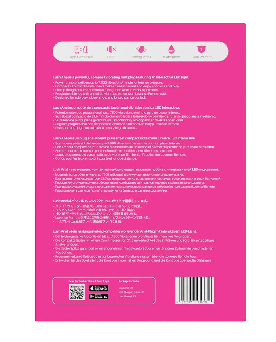 Trứng rung hậu môn Lovense Lush Anal — ảnh 7