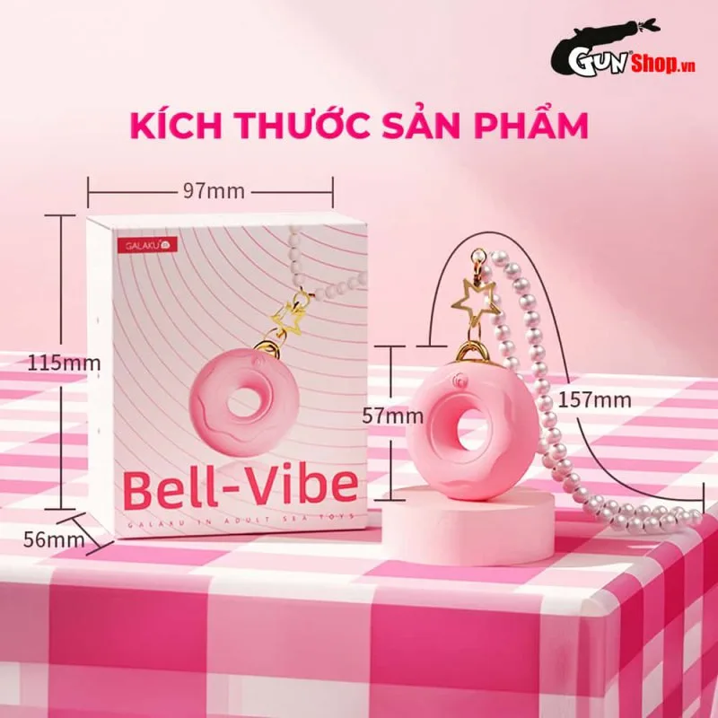 Trứng rung hình bánh donut Galaku Bell-Vibe — ảnh 2