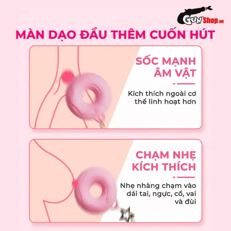 Trứng rung hình bánh donut Galaku Bell-Vibe — ảnh 8