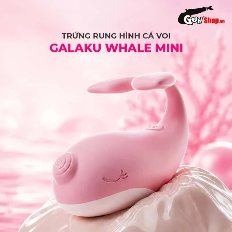 Trứng rung hình cá voi Galaku Whale Mini — ảnh 3