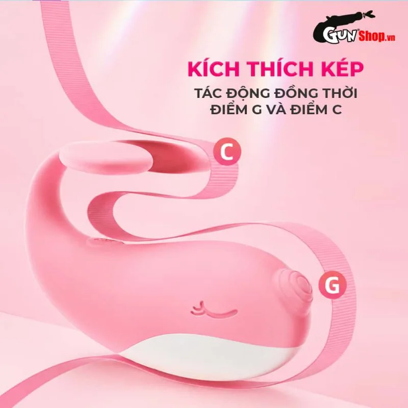 Trứng rung hình cá voi Galaku Whale Mini — ảnh 6