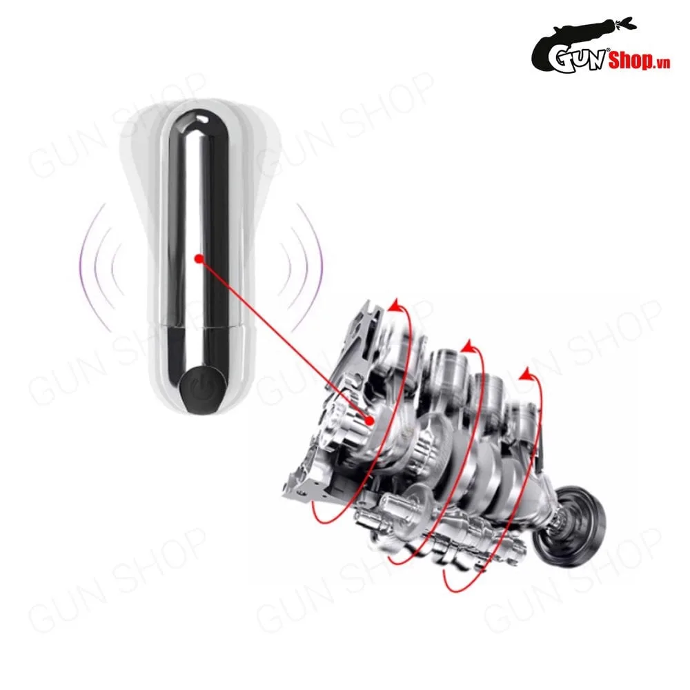 Trứng rung hình viên đạn 10 tốc độ rung - Yeain Mini Vibrator — ảnh 4