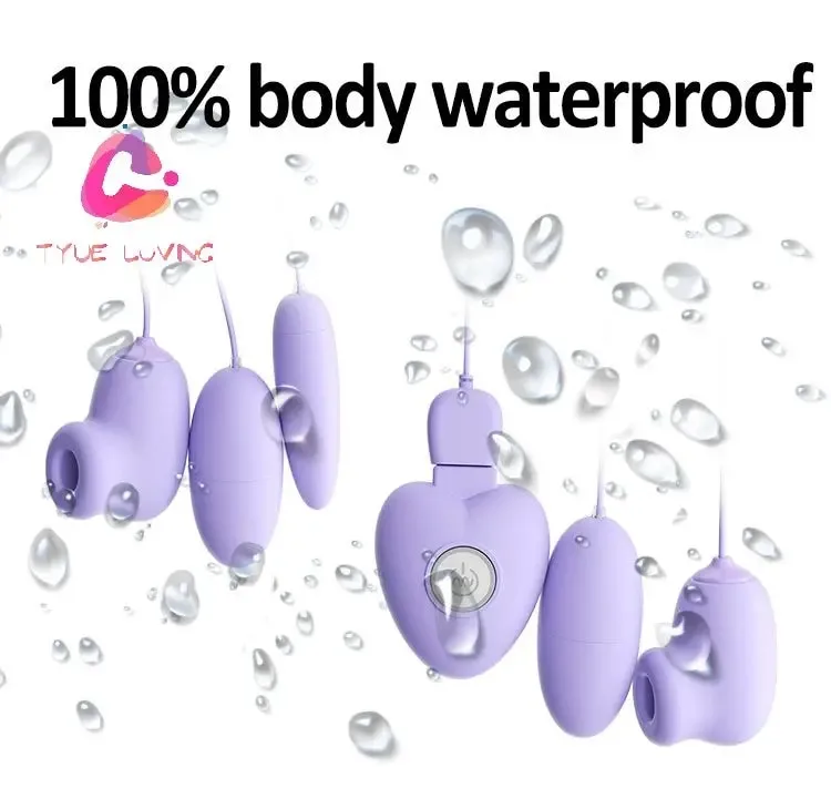 Trứng rung hút chân không 2 đầu Ankini điều khiển từ xa — hình 18
