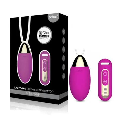 Trứng Rung Pin Leten Remote Sạc Tiện Lợi, Hàng Cao Cấp