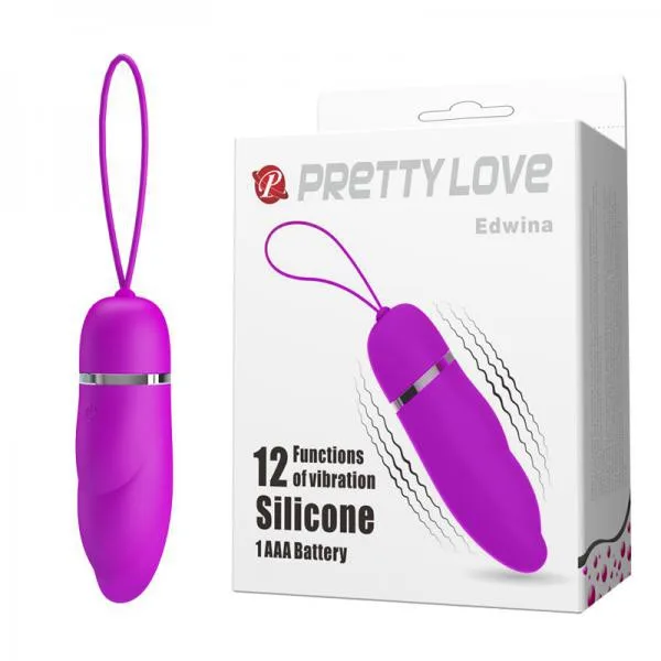 Trứng rung mini Pretty Love Edwina 12 chế độ siêu nhạy