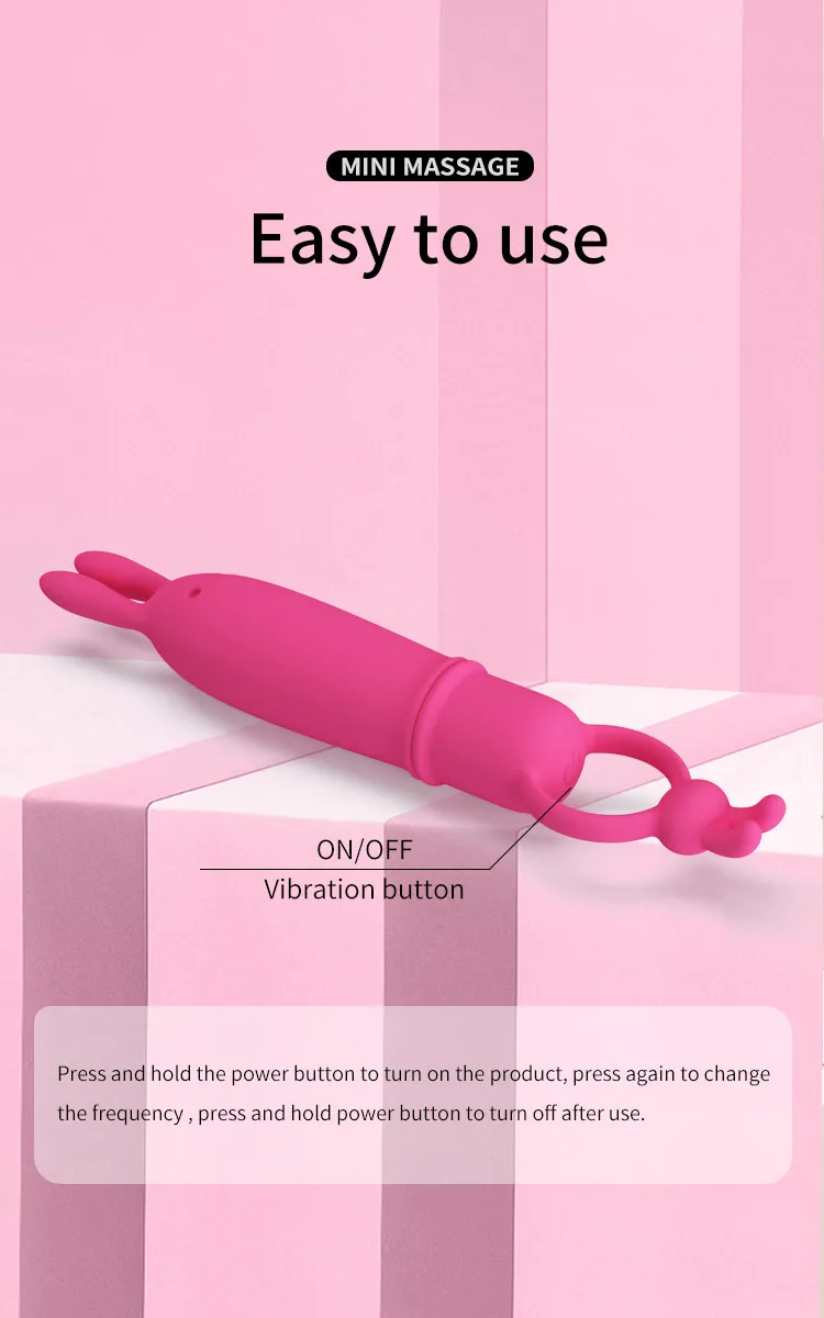 Trứng rung mini PrettyLove Delia nguỵ trang hình con thỏ Trứng rung mini PrettyLove Delia nguỵ trang hình con thỏ — Vòng đeo thông minh – kiểm soát chắc tay hơn