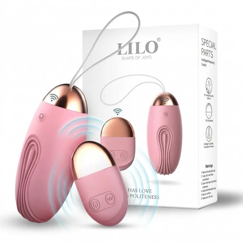 Trứng rung Lilo không dây có remote USB sạc tiện lợi