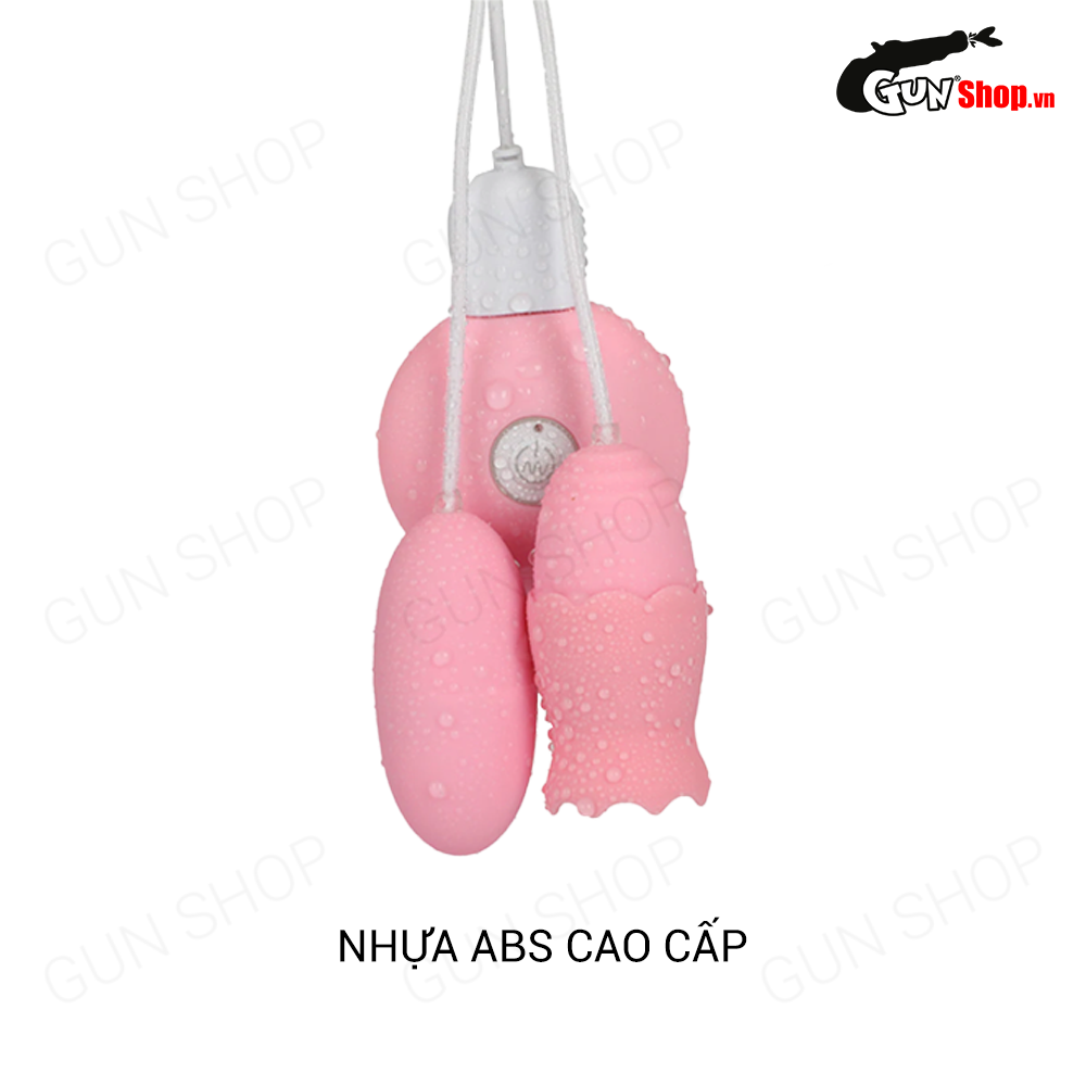 Trứng rung lồng đèn 2 đầu kèm lưỡi liếm dùng sạc - Mizz Zee — ảnh 5