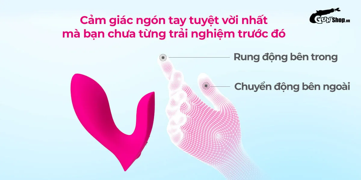 Trứng rung Lovense Flexer 2 đầu điều khiển app - Siêu phê — hình 3