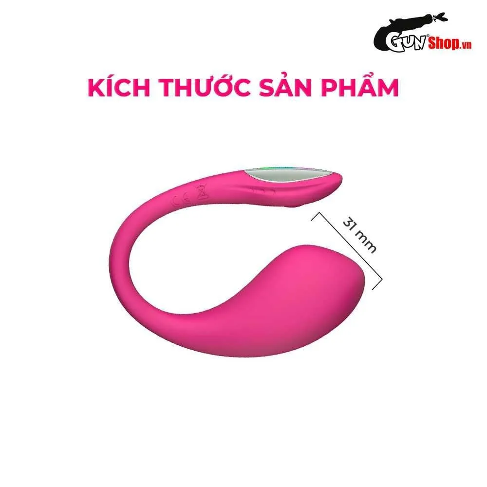 Trứng rung cao cấp Lovense Lush Mini không dây điều khiển từ xa qua app bluetooth — ảnh 2
