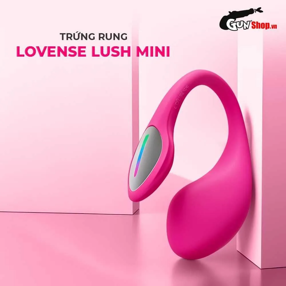 Trứng rung cao cấp Lovense Lush Mini không dây điều khiển từ xa qua app bluetooth — ảnh 3