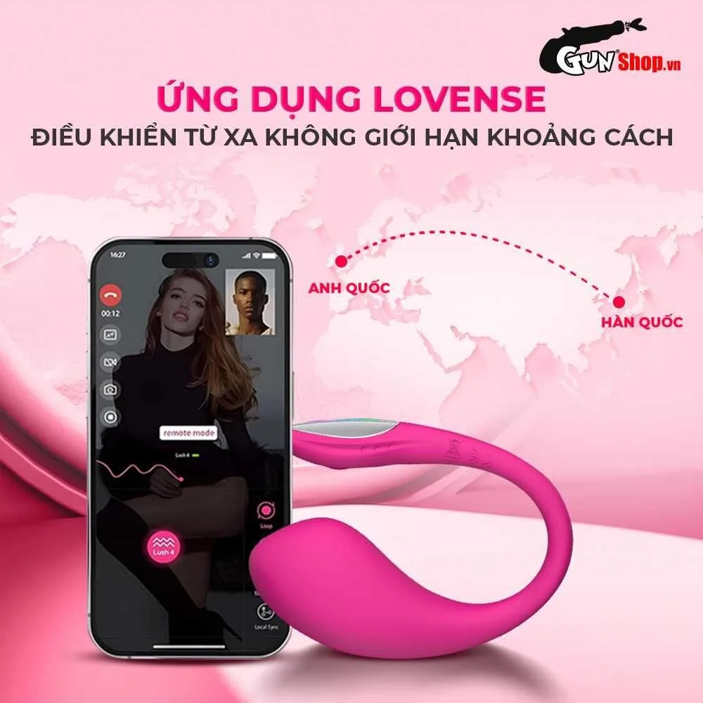Trứng rung cao cấp Lovense Lush Mini không dây điều khiển từ xa qua app bluetooth — ảnh 4