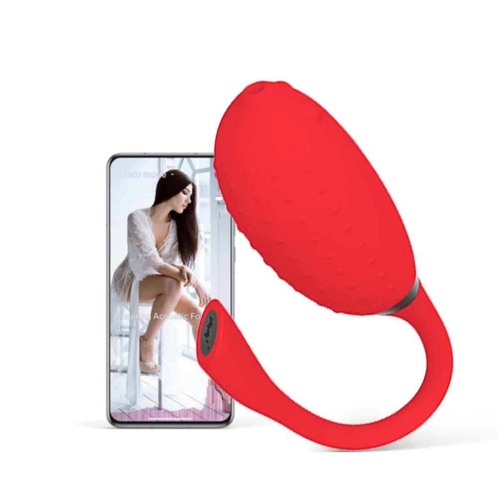 Trứng rung Magic Motion Fugu Đỏ Bluetooth điều khiển app dễ dùng — ảnh 2